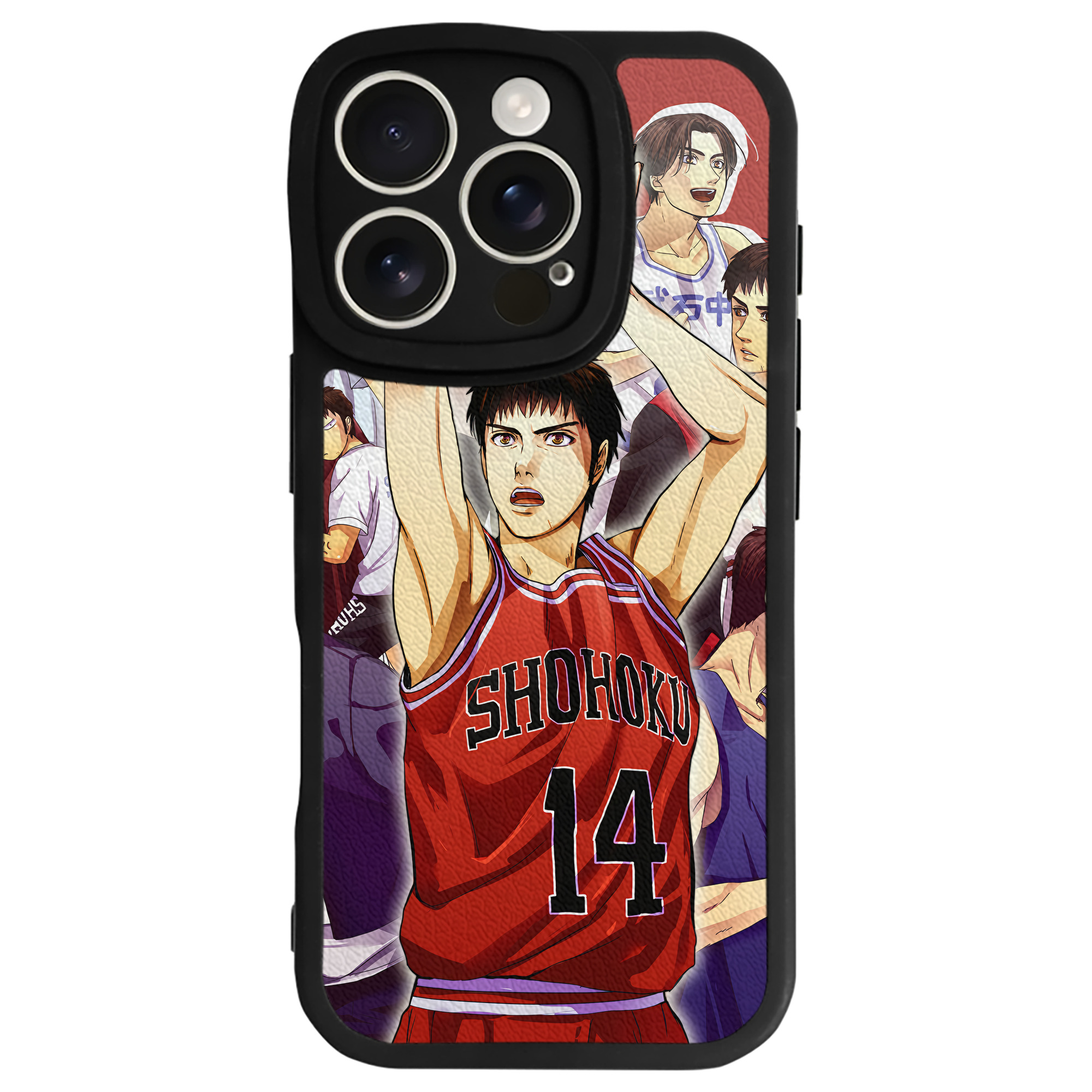 （画像用） SLAM DUNK／スラムダンク 【iPhone 16シリーズ対応】シリコンスマホケース（レザー調） 材質：シリコン